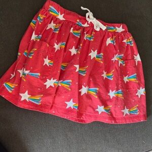 Hanna Andersson Red Starburst Mini Skirt